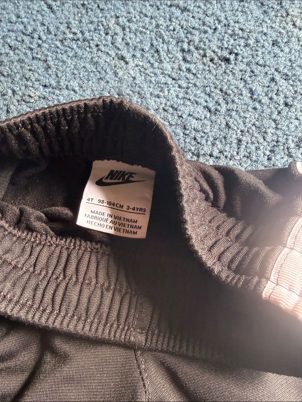 Nike Kids Black Elastic Waist Joggers